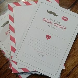 Bridal shower invitations